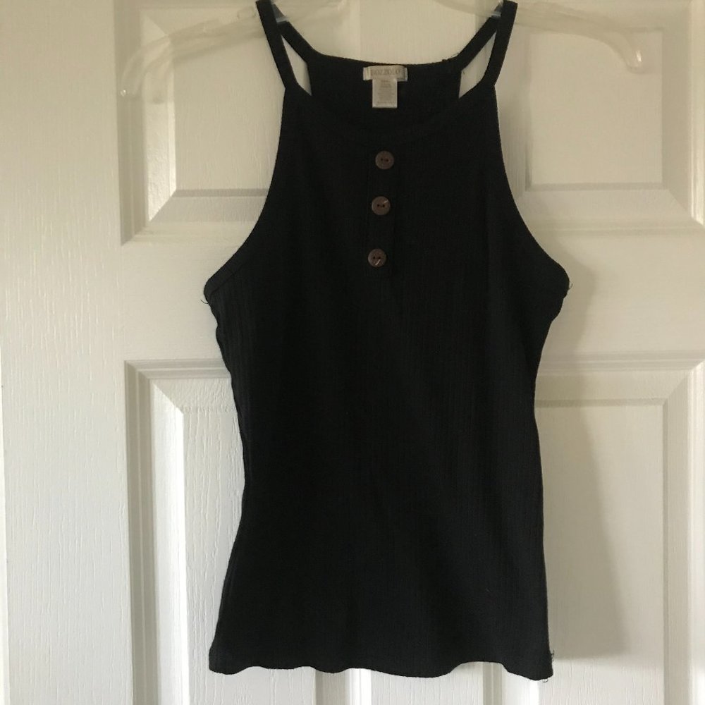 Black Halter Top